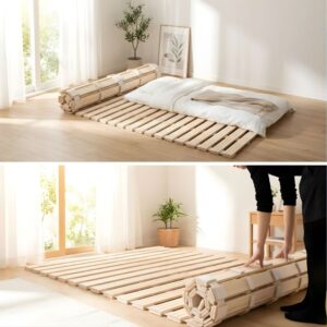 Alternative view of Giường Pallet Cuộn 1m2–1m8 Gỗ Tự Nhiên Giá Rẻ