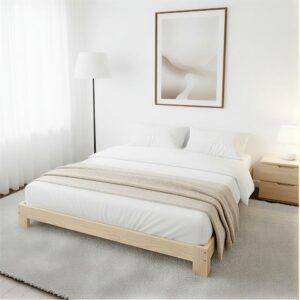 Giường Bệt Kiểu Nhật, Gỗ Pallet Tự Nhiên Giá Rẻ