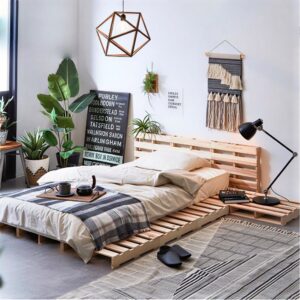 Giường Pallet Nhật Hàn Gỗ Thông Lắp Ráp, Giá Sinh Viên