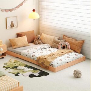 Nệm Cao Su Non American Cho Bé 1m2–1m4 Gấp Gọn