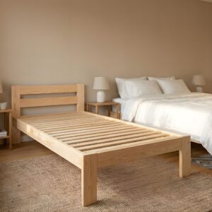 Alternative view of Giường cho Bé 1m3-2m Đầu Giường, Gỗ Thông Mới 100%, Giá Rẻ