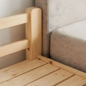 Alternative view of Giường Ngủ Cho Bé 1m3–2m Lắp Ráp, Có Cầu Thang, Gỗ Thông 100%