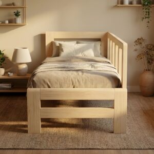 Alternative view of Giường cho Bé 1m3-2m Thanh Chắn Dọc, Ghép với Giường Bố Mẹ